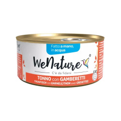 WENATURE TONNO CON GAMBERETTI IN ACQUA GR.85