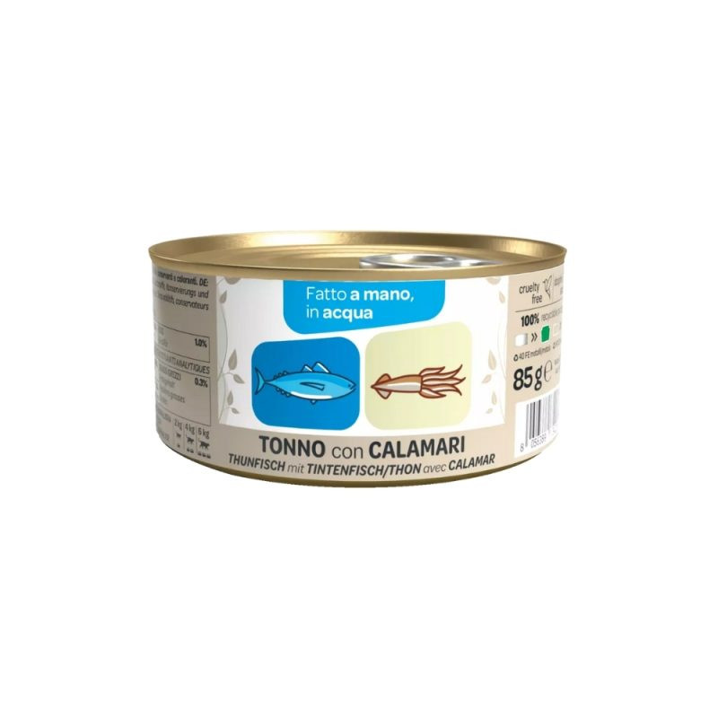 WENATURE TONNO CON CALAMARI IN ACQUA GR.85