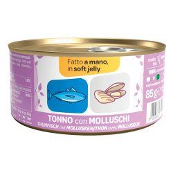 WENATURE TONNO CON MOLLUSCHI JELLY GR.85
