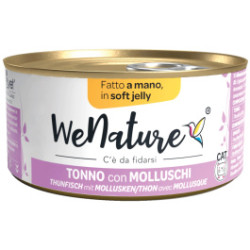 WENATURE TONNO CON MOLLUSCHI JELLY GR.85