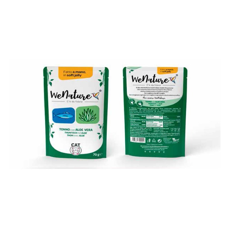 WENATURE TONNO CON ALOE IN SOFT JELLY BS.GR.70