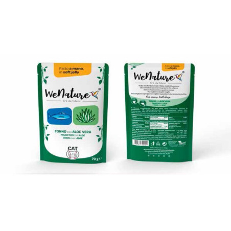 WENATURE TONNO CON ALOE IN SOFT JELLY BS.GR.70