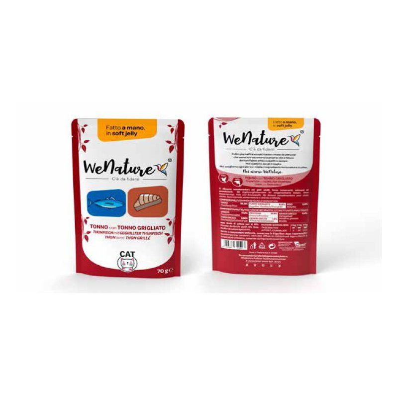WENATURE TONNO C/TONNO GRIGLIATO SOFT JELLY GR.70