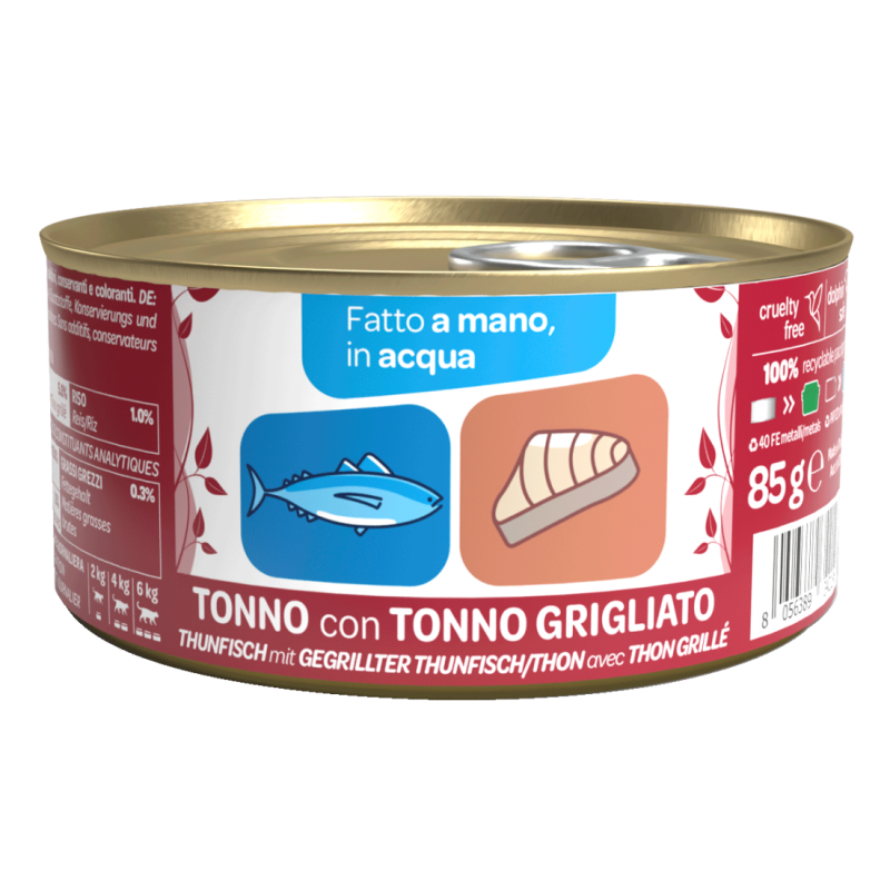 WENATURE TONNO C/TONNO GRIGLIATO IN ACQUA GR.85