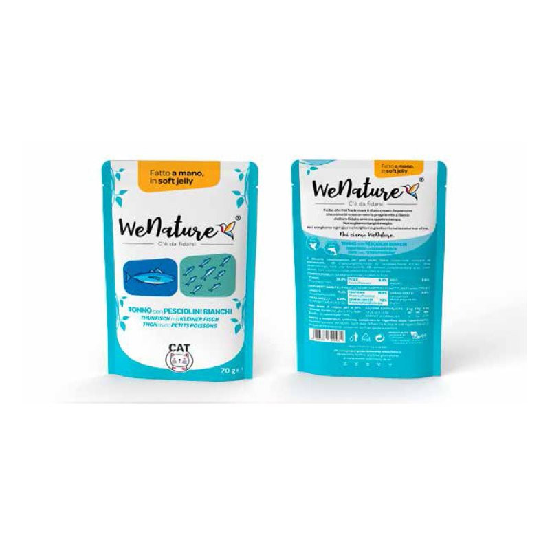 WENATURE TONNO C/PESCIOLINI IN SOFT JELLY BS.GR.70