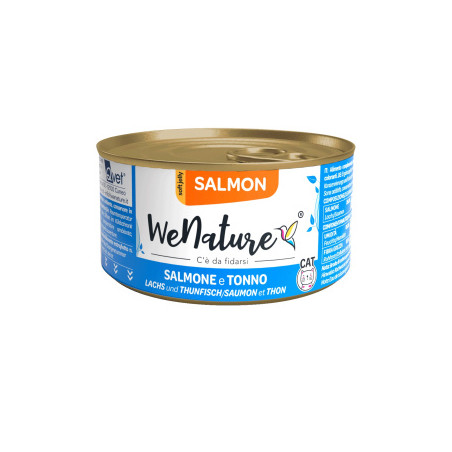 WENATURE SALMON E TONNO JELLY GR.85