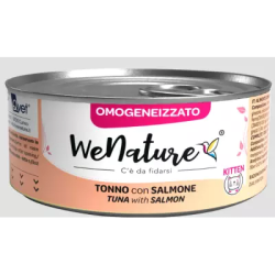 WENATURE KITTEN OMOGENEIZ.DI TONNO/SALMONE GR.70