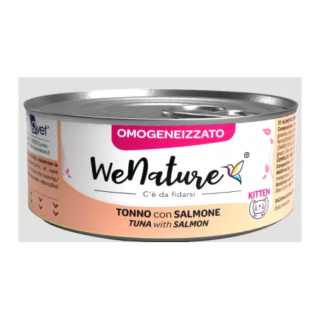 WENATURE KITTEN OMOGENEIZ.DI TONNO/SALMONE GR.70