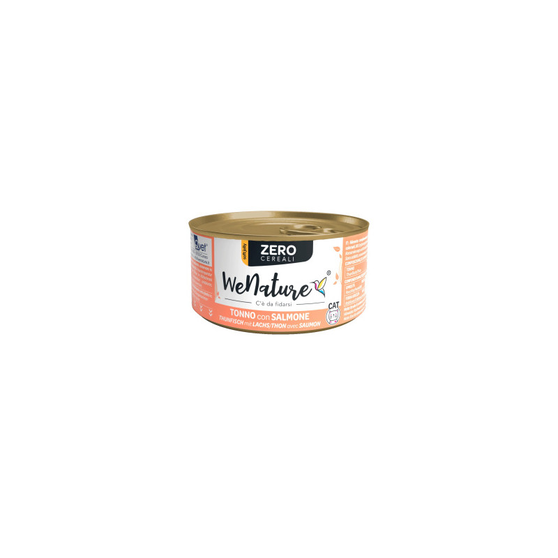 WENATURE CAT ZERO TONNO/SALMONE GR.85