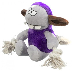 TRIXIE MOSTRO VIOLA PELUCHE/CORDA CM.32