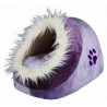 TRIXIE MINOU IGLOO VIOLA/LILLA 35X26X41