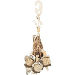 TRIXIE GIOCO NATURALE MOGANO/CONCH/BAMBU/MAIS CM26