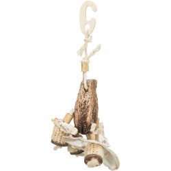 TRIXIE GIOCO NATURALE MOGANO/CONCH/BAMBU/MAIS CM26