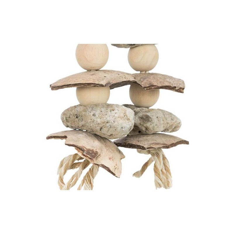 TRIXIE GIOCO NATURALE IN NOCE/COC/CONCH/PIET.CM.35