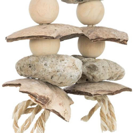 TRIXIE GIOCO NATURALE IN NOCE/COC/CONCH/PIET.CM.35
