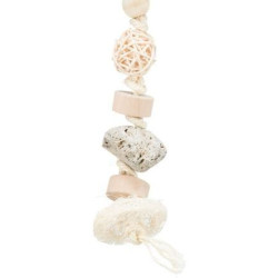 TRIXIE GIOCO NAT.IN NOCE/COCCO/RATTAN/PIETRA CM.35