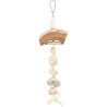 TRIXIE GIOCO NAT.IN NOCE/COCCO/RATTAN/PIETRA CM.35