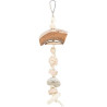 TRIXIE GIOCO NAT.IN NOCE/COCCO/RATTAN/PIETRA CM.35