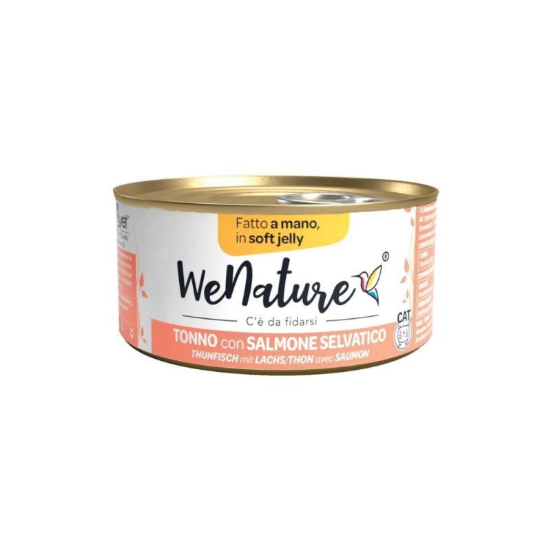 WENATURE TONNO CON SALMONE JELLY GR.85