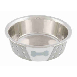 TRIXIE CIOTOLA ACCIAIO RIVESTITA SILICONE CM.17