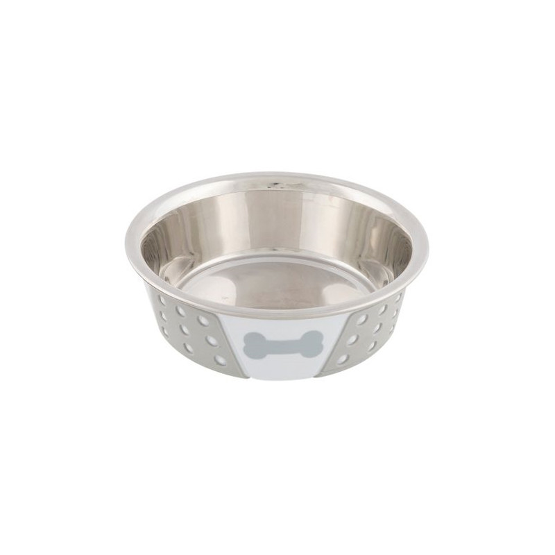 TRIXIE CIOTOLA ACCIAIO RIVESTITA SILICONE CM.14