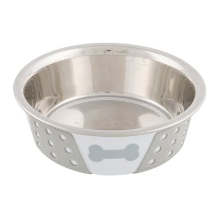 TRIXIE CIOTOLA ACCIAIO RIVESTITA SILICONE CM.14