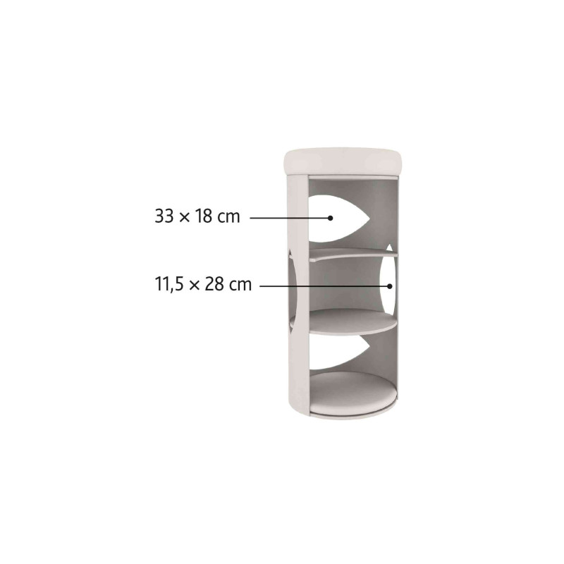 TRIXIE CAT TOWER GRACIA Ø38cm/85cm GRIGIO CHIARO