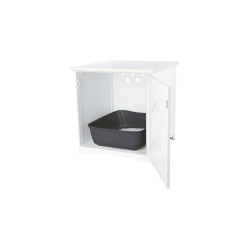 TRIXIE CAT HOUSE IN MDF BIANCO CM.49X51X51