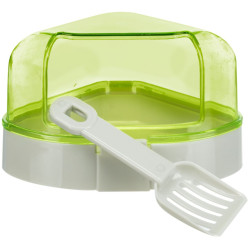 TRIXIE CASSETTA IGIENICA ANGOLARE C/TETTO 14X8X11