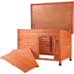 TRIXIE CASETTA NATURA TETTO PIATTO M/L 104X72X68