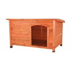 TRIXIE CASETTA NATURA TETTO PIATTO LEGNO S/M 85X58