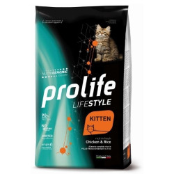 PROLIFE CAT LIFE STYLE KITTEN CHICKEN/RICE KG.1,5