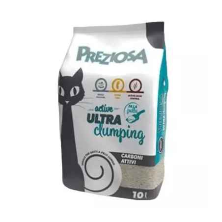 PREZIOSA ULTRA CLUMPING CARBONI ATTIVI LT.10