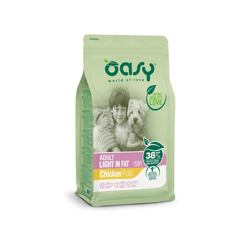 OASY DOG ADULT LIGHT IN FAT KG.3