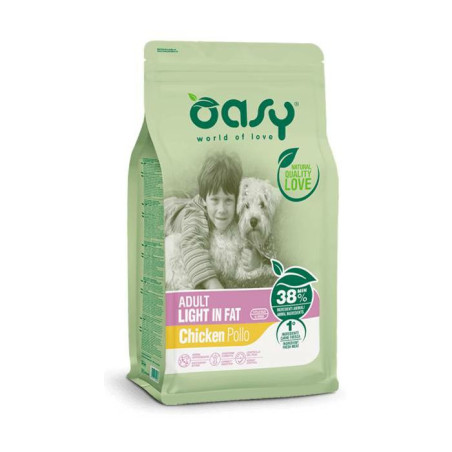 OASY DOG ADULT LIGHT IN FAT KG.3