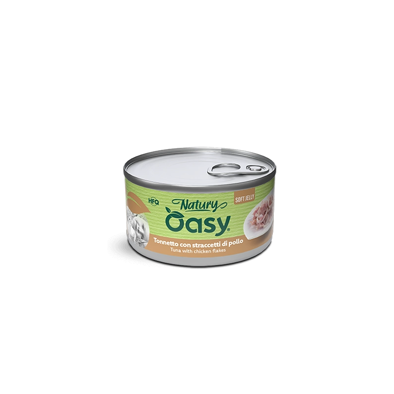 OASY CAT NATURY SOFT JELLY TONNETTO C/STRACC.POLLO
