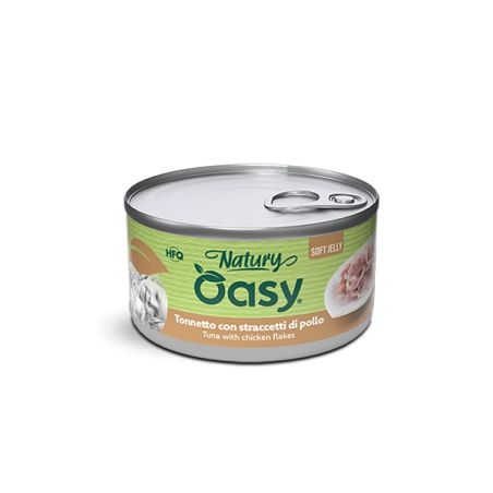OASY CAT NATURY SOFT JELLY TONNETTO C/STRACC.POLLO