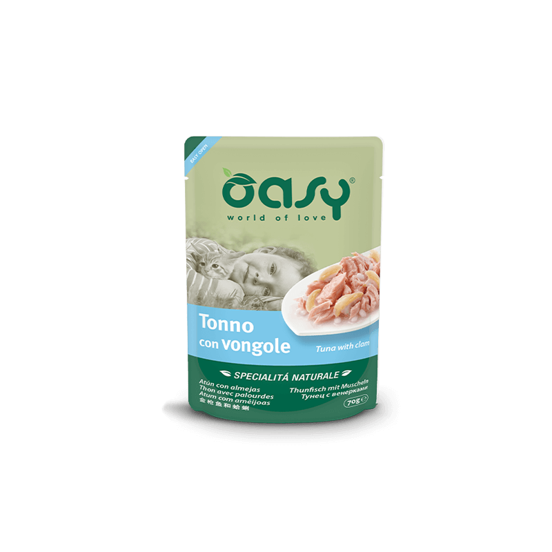 OASY CAT NATURY SOFT JELLY TONNETTO C/VONGOLE G150
