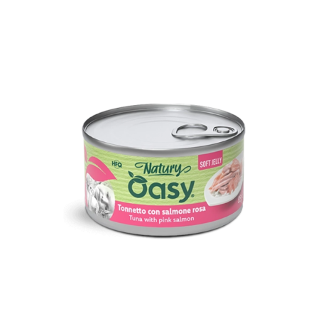 OASY CAT NATURY SOFT JELLY TONNETTO C/SALMONE ROSA