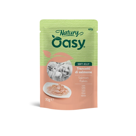 OASY CAT NATURY SOFT JELLY SALMONE GR.70