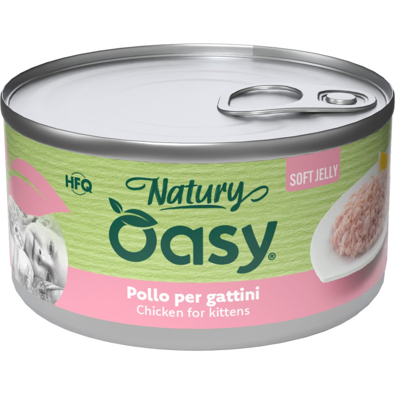 OASY CAT NATURY SOFT JELLY POLLO PER GATTINI GR150