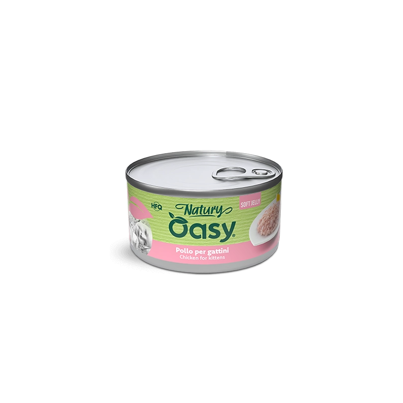 OASY CAT NATURY SOFT JELLY POLLO PER GATTINI GR.85