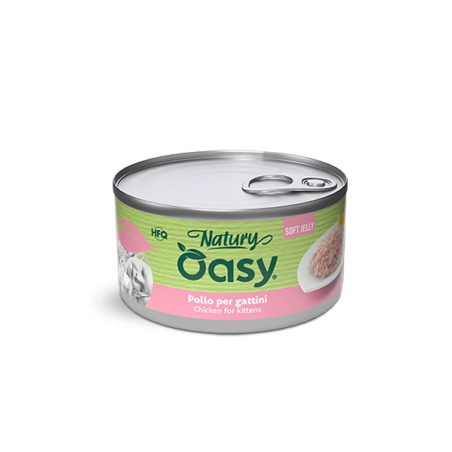 OASY CAT NATURY SOFT JELLY POLLO PER GATTINI GR.85