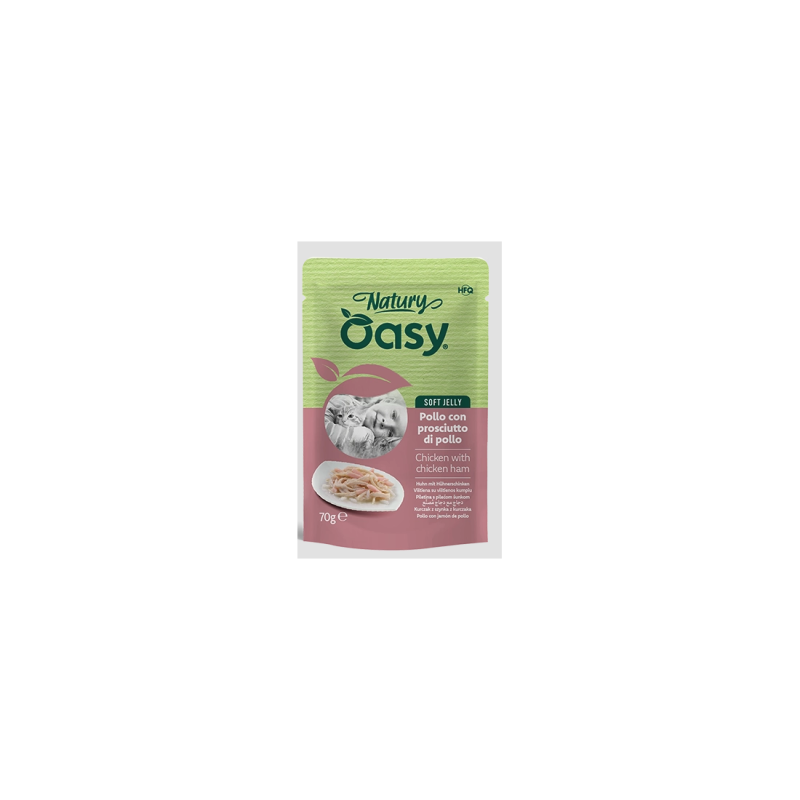 OASY CAT NATURY SOFT JELLY POLLO C/PROSCIUT.GR.70