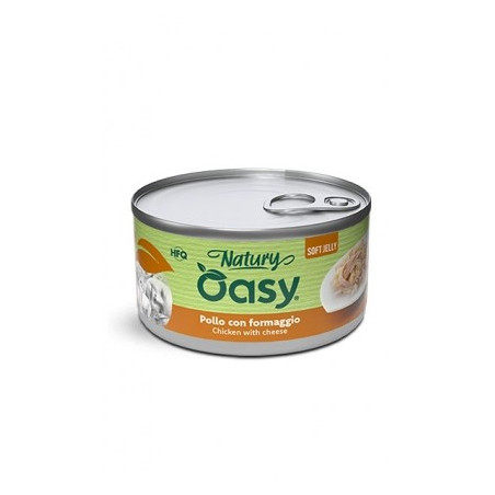 OASY CAT NATURY SOFT JELLY POLLO C/FORMAGGIO GR.85