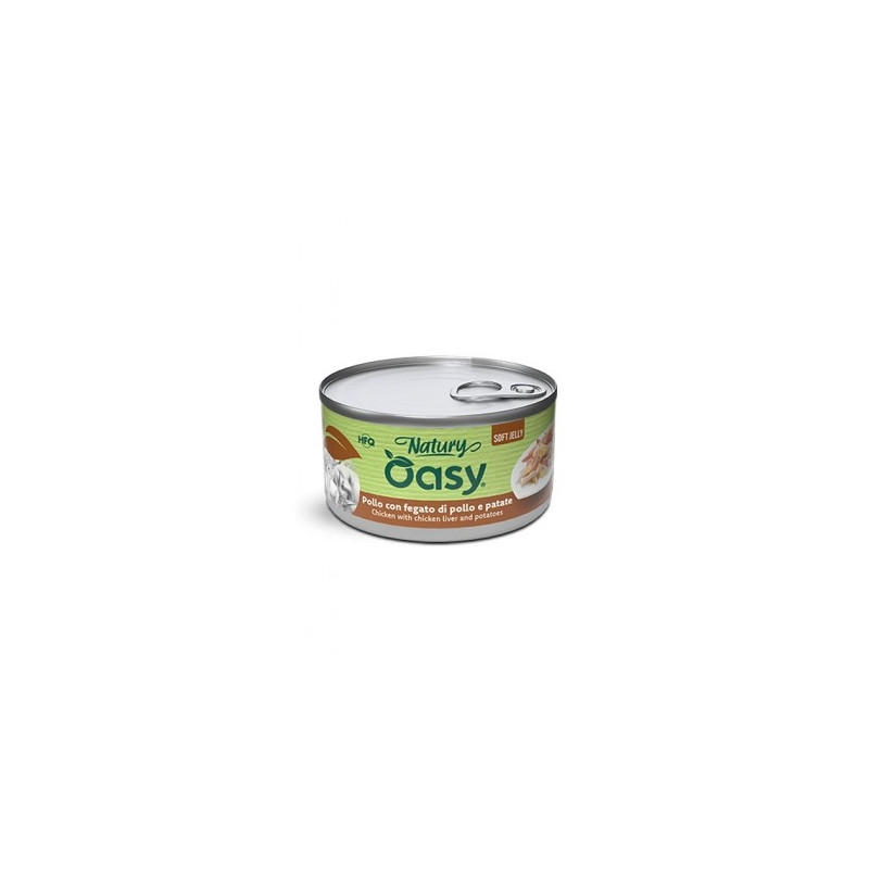OASY CAT NATURY SOFT JELLY POLLO C/FEGATO/PATATE