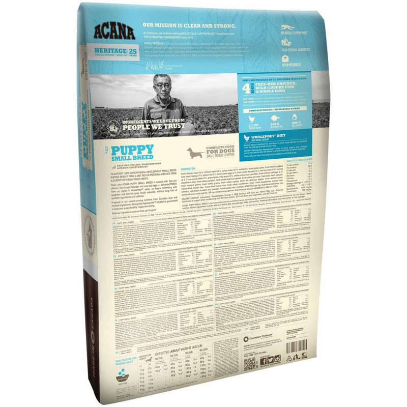 ACANA DOG PUPPY SMALL BREED KG.2