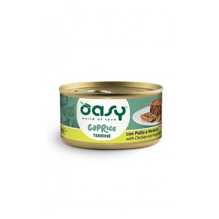 OASY CAT CAPRICE TERRINA POLLO/VERDURE LATT.GR.85