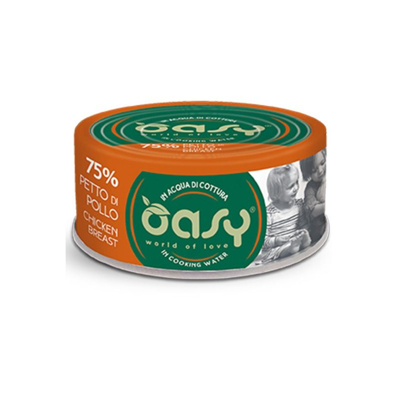 OASY CAT MORE LOVE PETTO POLLO GR.70 LATT.