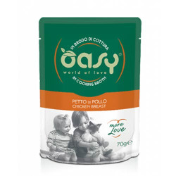 OASY CAT MORE LOVE PETTO DI POLLO BS GR.70